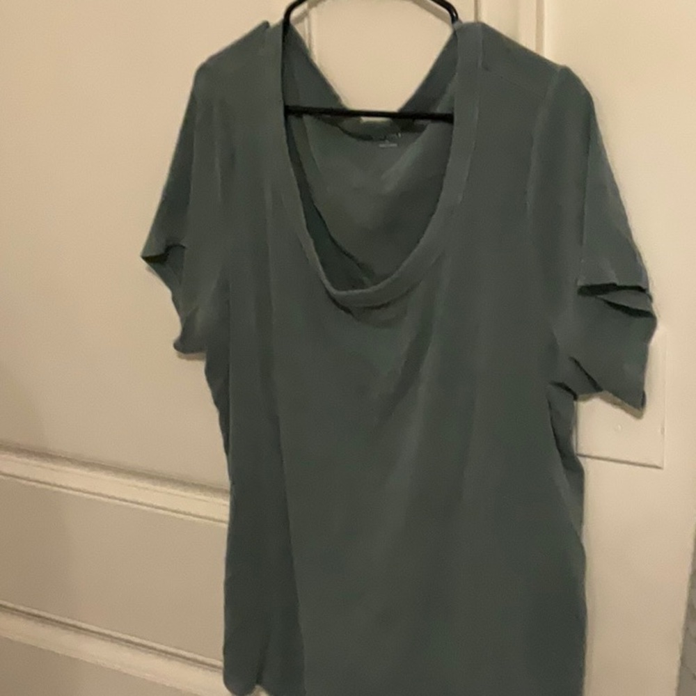 Green shirt